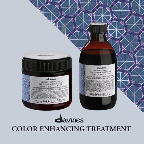 Davines Alchemic Silver Shampoo for Cool Blonde & Silver Hair