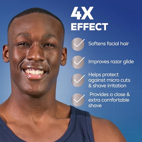 NIVEA MEN Maximum Hydration Shave Gel 3 Pack - Aloe Vera & Provitamin B5, 7 oz Can