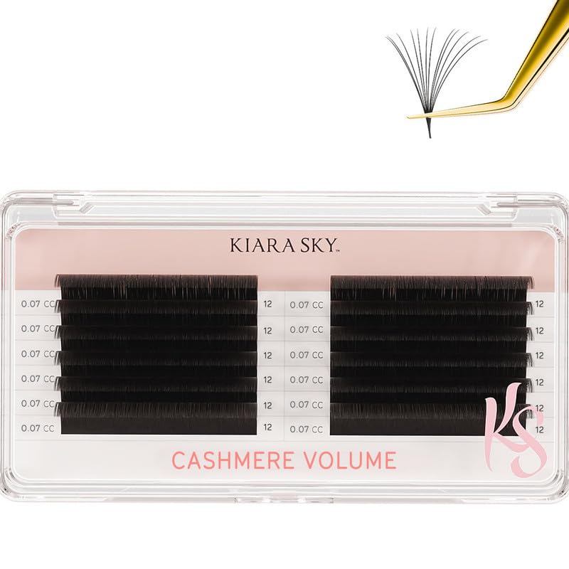 Kiara Sky Cashmere Volume Lash Extensions CC 0.07 12mm