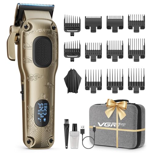 VGRPRO Professional Hair Clipper Kit Cordless Barber Set