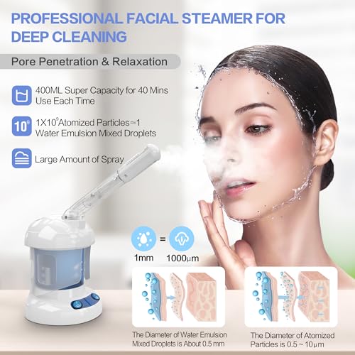 Facial Steamer with Ozone & Ionic Mist | Kingsteam 400ml