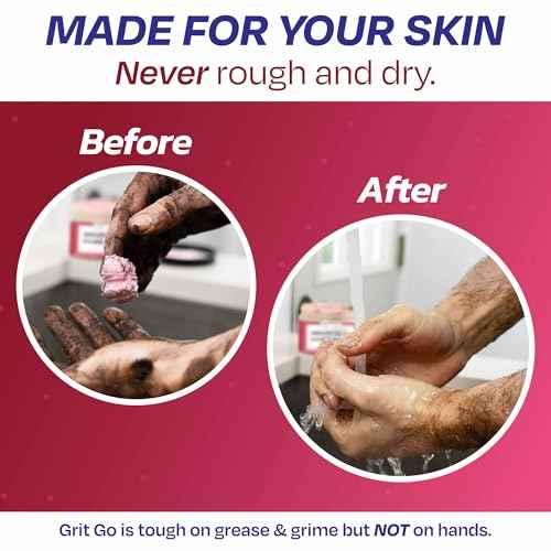 Industrial Hand Soap ? Heavy-Duty Gritty Hand Cleaner for Mechanics, Construction Workers & More ? Removes Grease, Oil, Rust & Paint ? Moisturizing & Exfoliating Hand Paste (1 lb)