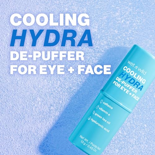 Wet n Wild Cooling Hydra De-Puffer Face Primer Stick 0.45 Fl Oz - Soothing & Refreshing