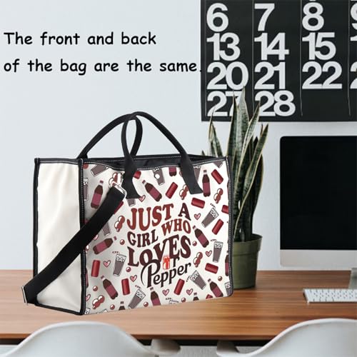 Dr. Pepper Beverage Tote Bag for Fans - Perfect Gift for Soda Lovers