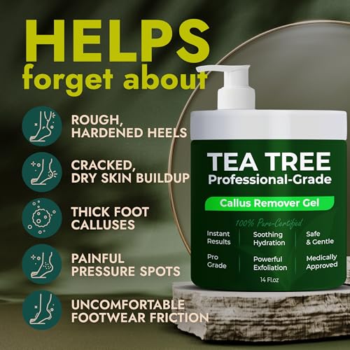 Professional Callus Remover Gel with Tea Tree Oil - 14 fl oz