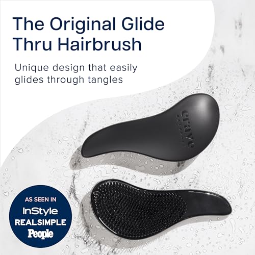 Crave Naturals Glide Thru Detangling Brush, Detangler Brush for