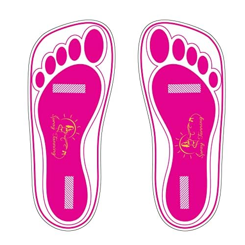 25Pairs(50Feets) Disposable Stick Spray Tanning Feet Pads Perfect for preventing spray tan solution,Deluxe & Hygienic Spray Tan Feet Pads-Ideal for Salons and Spas or Home,Easy to Apply