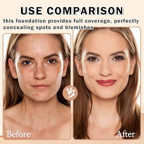 Airbrush Foundation for Mature Skin Airbrush Flawless Setting Spray Long Lasting Full Coverage Foundation Makeup-£¨01 Natural£©