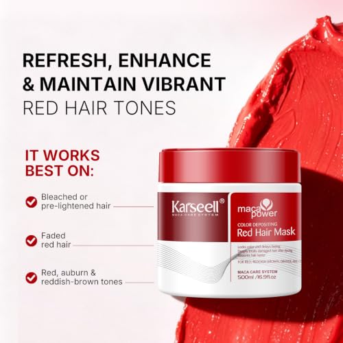 Karseell Color Depositing Conditioner for Red Hair 500ml
