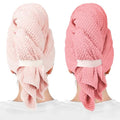 ROLSHOL Microfiber Hair Towels - 2 Pack, Super Absorbent & Quick Dry