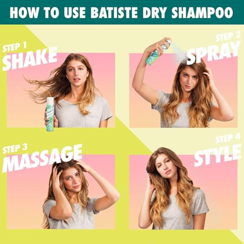 Batiste Tropical Dry Shampoo, 3.81 OZ (Pack of 2)