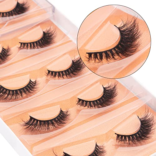 DYSILK Mink Lashes Fluffy Eyelashes Fake Eyelashes Manga Lashes Extension Kit
