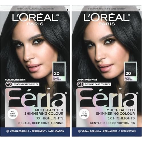 John Frieda Precision Foam Colour, Dark Natural Brown 4N, Full-coverage Hair Color Kit, Anti-Fade Gray Coverage, Deep Color Saturation Hair Dye, 1 Application (Pack of 2)