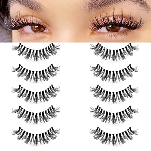 Dramatic Mink Lashes 8-15mm D Curl - 5 Pairs Reusable