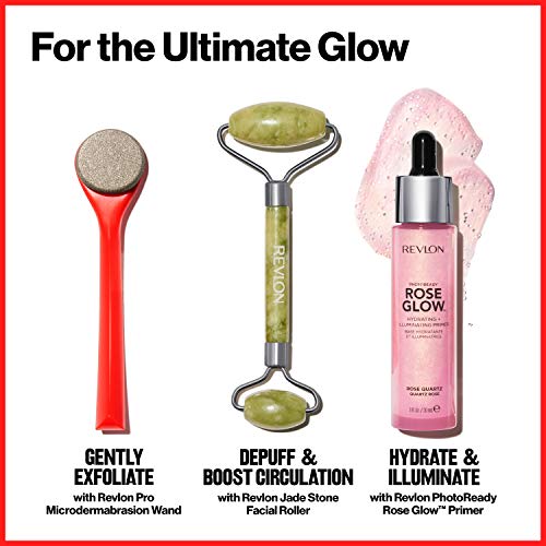 Revlon Microdermabrasion Wand, Gently Exfoliate Skin with Real Diamond Grit, 1 Count