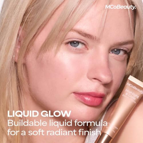 MCoBeauty Highlight & Glow Liquid Highlighter Wand - Blush Glow