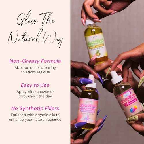 Canvas Beauty Body Drops, Glazed Donut - With Coconut Oil, Jojoba Oil & Vitamin E