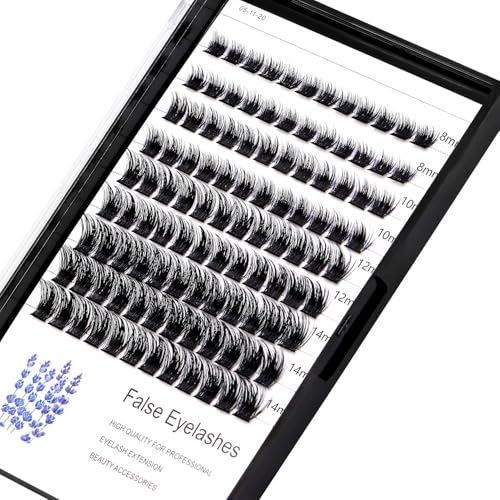 Wide Stem 5D Cluster Lashes Mixed 8-10-12-14mm D Curl