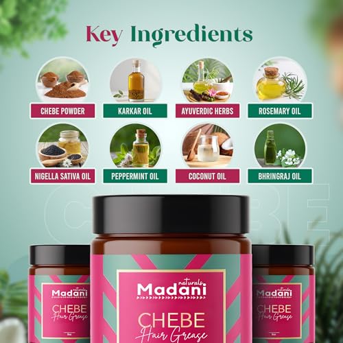 Chebe Hair Growth Grease with Rosemary Oil - Vegan Moisturizer