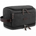 ZOMFELT Dual Layer Canvas Toiletry Bag for Men