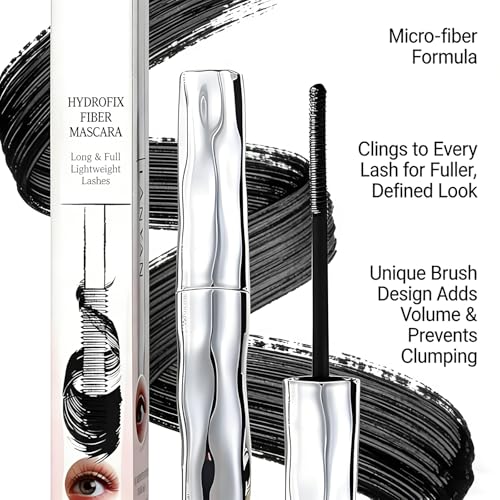 Waterproof Fibre Mascara with 3D Curling Wand - Long Lasting