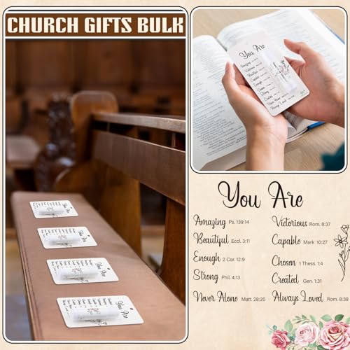 100 Pack Christian Gifts Bulk for Women Men Religious Lip Balms Bulk Church Party Favors Christmas Party Gifts Stocking Stuffers Bible Verse Study Supplies for Employee Staff Coworkers