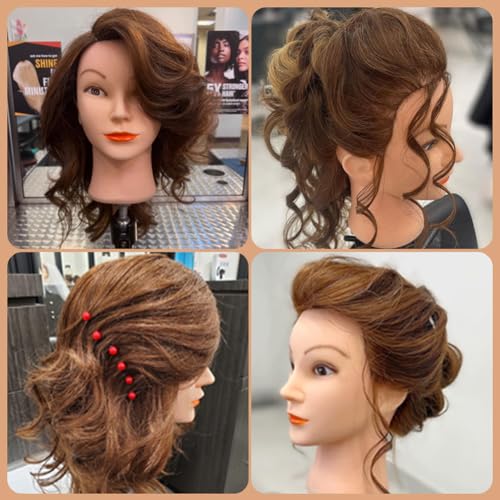 Opini Mannequin Head 100% Human Hair 22-24" Brown
