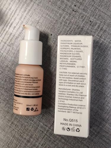 QIC Waterproof Matte Liquid Foundation - Oil Control & Hydrating