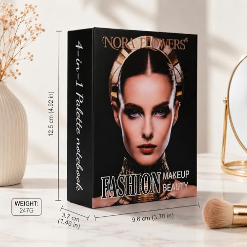 All-in-One Travel Makeup Kit with 12 Eyeshadows & Lip Gloss