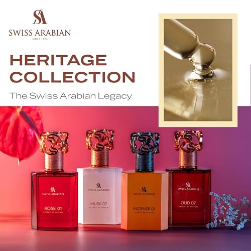 Swiss Arabian Vanilla 01 Heritage Collection Extrait De Parfum 50ml – Floral Gourmand Fragrance for Women & Men