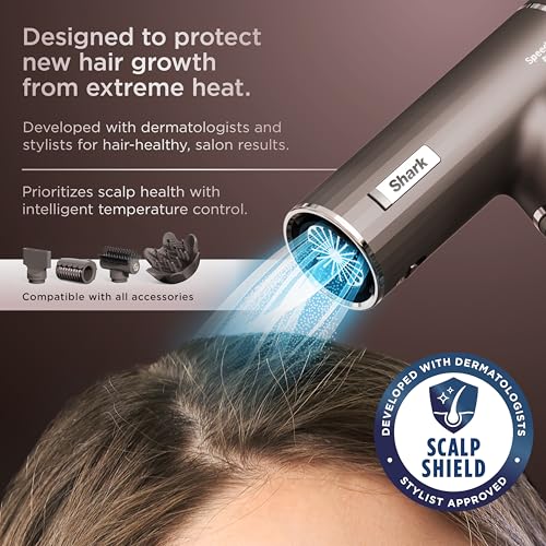 Shark SpeedStyle Pro Flex High-Velocity Hair Dryer with Scalp Shield