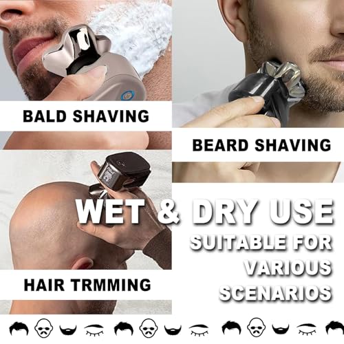 4PCS Shaver Replacement Blades,Shaver Replacement Heads for Pitbull Platinum Pro Shaver,Compatible with Skull Shaver Pitbull Gold PRO Shaver Replacement Blade
