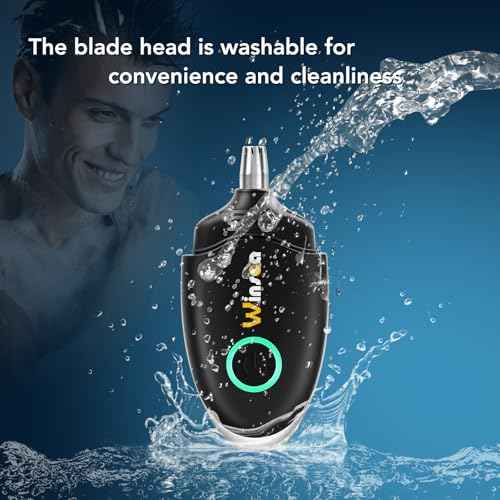 Ear and Nose Hair Trimmer for Men and Women ? Travel Trimmer, High-Precision Nose Shaver, USB Rechargeable, Waterproof, Safe & Quiet Operation, Portable Ear Hair Remover Design