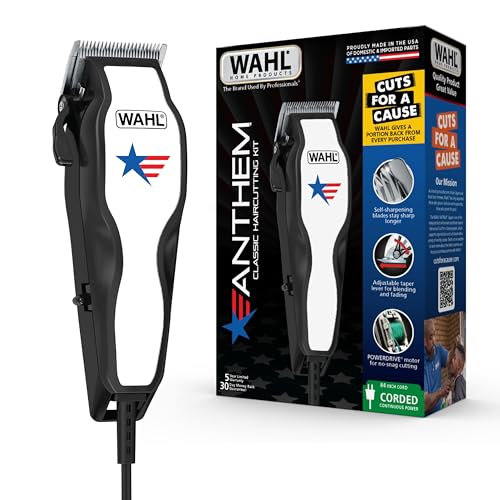 Wahl Anthem Classic Haircutting Kit – Corded Hair Clipper for Men