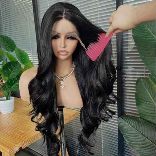Body Wave Wig Lace Front Wigs For Women Long Wavy Black Hair Costume Wig For Party Cosplay Halloween Festival Girls Present