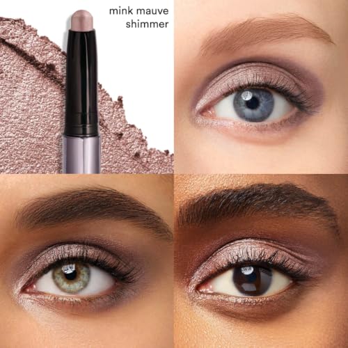 Julep Eyeshadow Stick Mink Mauve Shimmer – Cream-to-Powder, Waterproof, Longwear