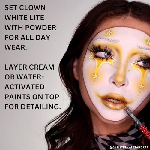 Mehron Clown White Lite Professional Face Paint 2oz