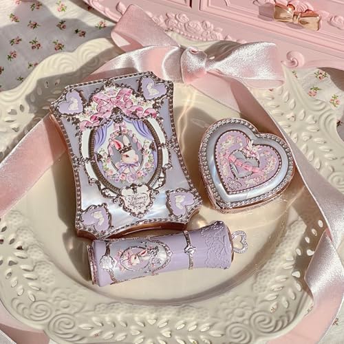 Flower Knows Bunny Garden 6-Color Eye Shadow Palette, Moon Serenade Variation, 0.23oz