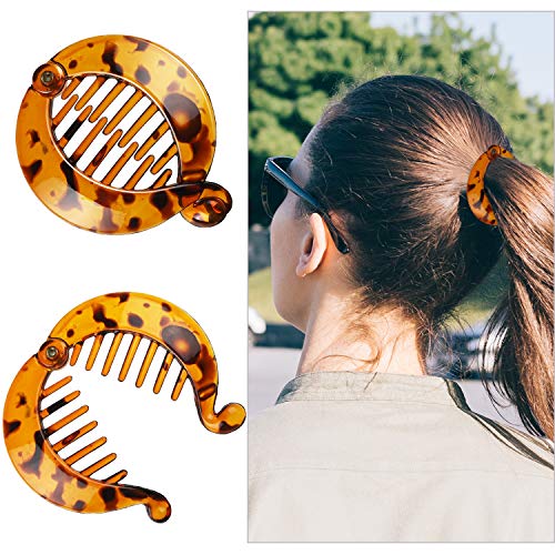 Willbond 6 Pcs Small Banana Clips For Thin Hair - Classic