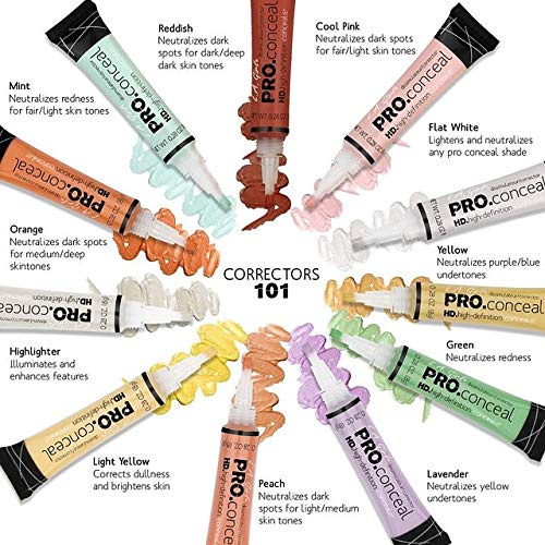 L.A. Girl HD Pro Concealer Buff 0.28 oz (Pack of 3)