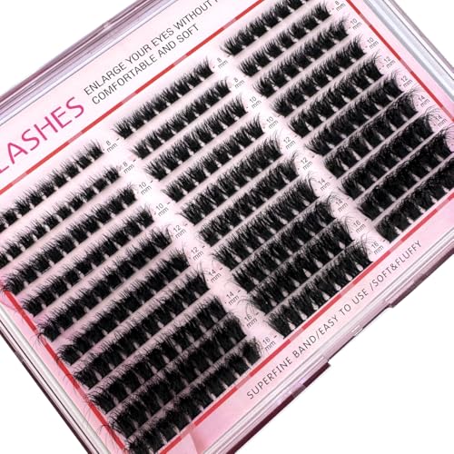 Fluffy Lash Clusters DIY Eyelash Extensions 8-16mm Mix 250pcs
