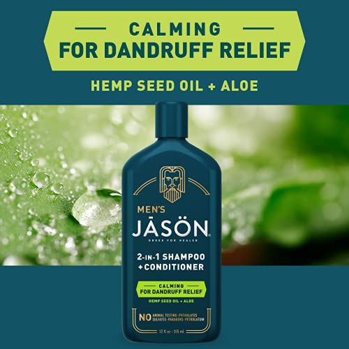JASON Men's Calming 2-in-1 Shampoo & Conditioner - 12 Fl Oz (Pack of 1)