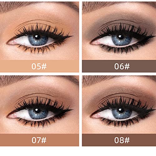 Matte Liquid Eyeshadow Set 8 Colors - Waterproof Long-Lasting