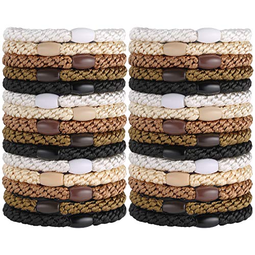 Funtopia 30Pcs Hair Ties for Women - No Damage Elastics