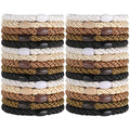 Funtopia 30Pcs Hair Ties for Women - No Damage Elastics