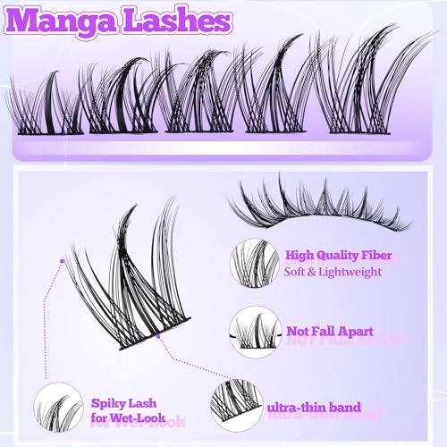 Lash Clusters 8-16MM Wispy Eyelash Extensions Natural Look