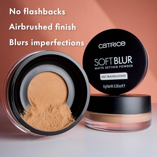 Catrice Soft Blur Loose Setting Powder - Translucent, Vegan Formula