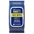 LIVAURA Retinol Men Facial Wipes Anti-Aging Cleansing Towelettes - Quickly cleanse face from sweat, oil and pore-clogging dirt without any heavy residue (60 Count (Pack of 1))