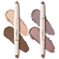 Exmiloo Dual-Ended Cream Eyeshadow Stick Set - 4 Shades