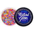 Art Factory UV Reactive Body Glitter Gel - Pearl Pastel for Face, Hair & Body